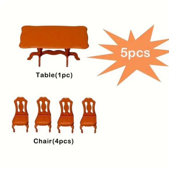 Doll House Furniture-Dining Room Table - Picture 3 of 15